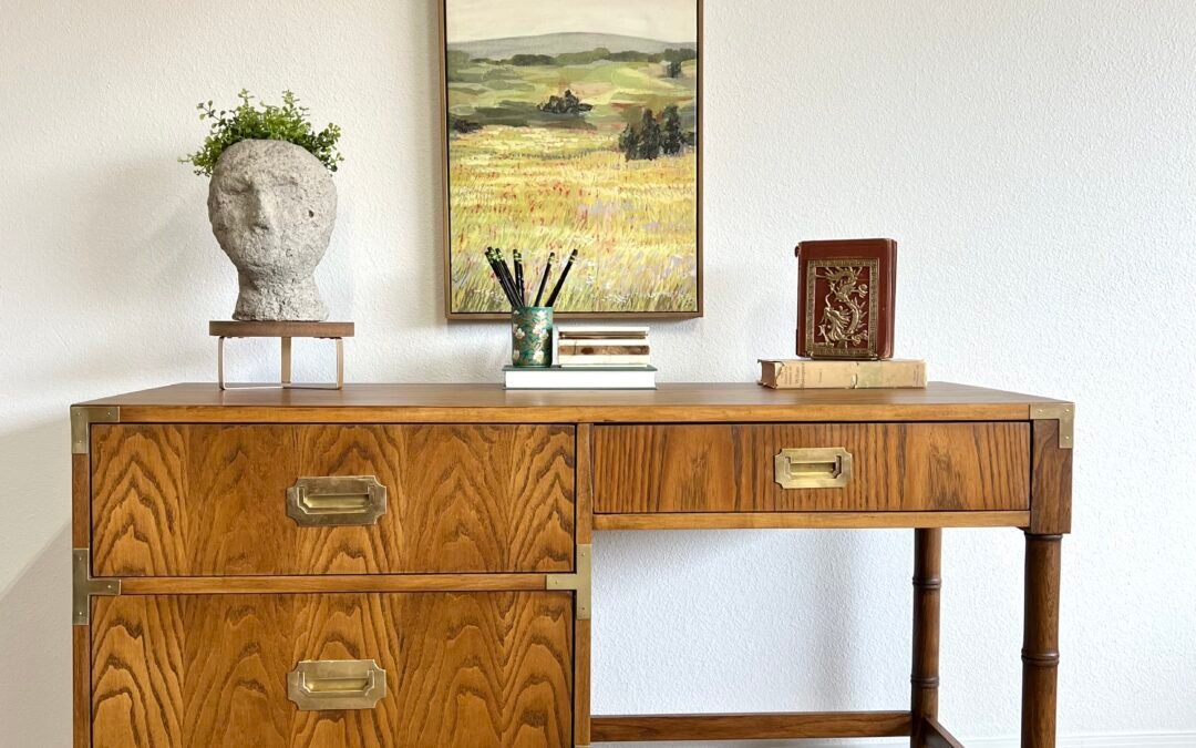 Restoring a Vintage Dixie Campaign Desk Using Non-Toxic Strippers and Gel Stain